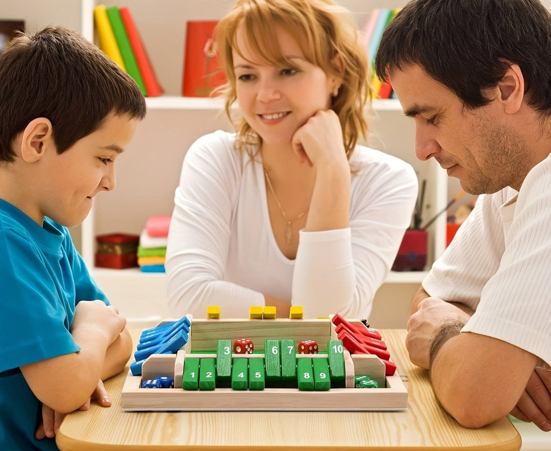 Shut The Box Game, Stornfield Wooden Dice Games