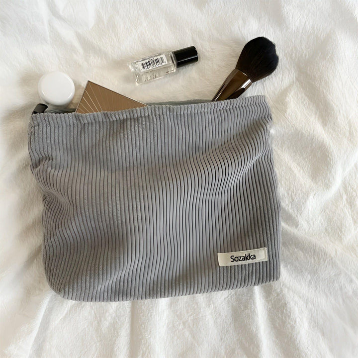 CorduroyGlam Bag - Cord Spacious Organizer Bag for Cosmetics | Stornfield