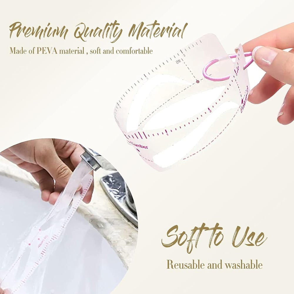 Stornfield | Eyebrow Stencil Set — Reusable Brow Templates with Elastic Strap