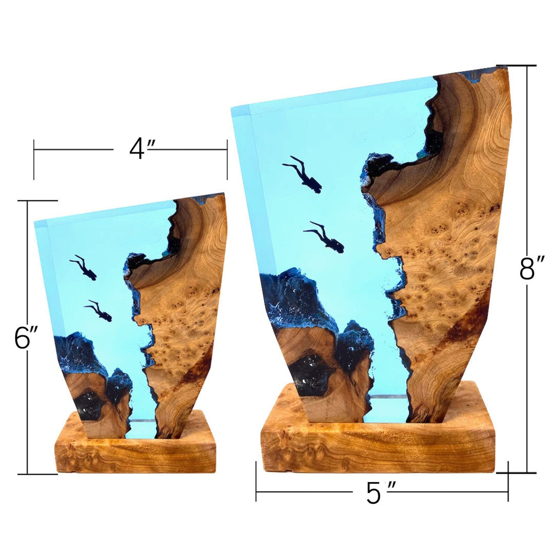 Stornfield | Frendorf - Elegant Oceanic Karst Diver Table Lamp for Your Home