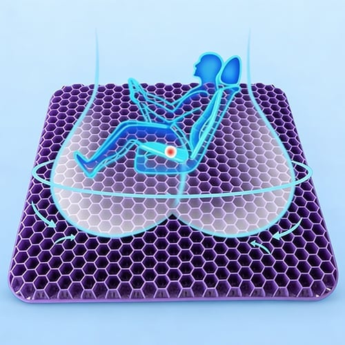 Gel seat cushion for comfortable sitting | Stornfield
