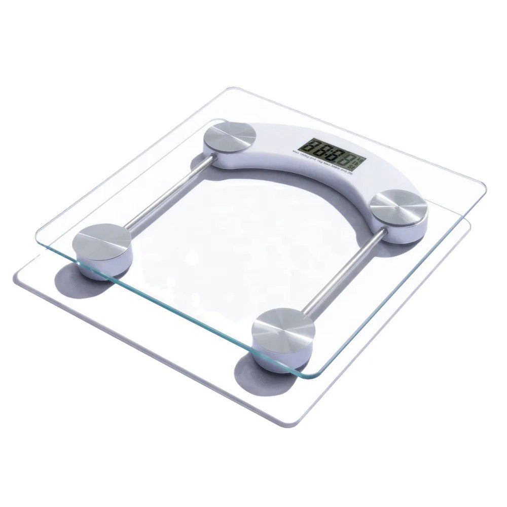Personal scale (180 kg) with transparent glass platform | Stornfield