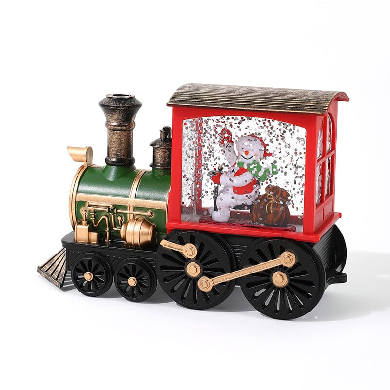 Christmas Crystal Floating Snow Train Light | Stornfield