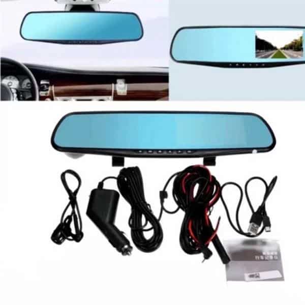Dashcam rearview mirror with front/rear camera (Full HD and night vision) | Stornfield