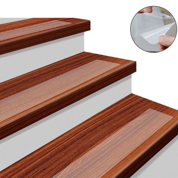 Stornfield | Clear Non-Slip Stair Tread Strips – Indoor Safety Grip Tape for Steps