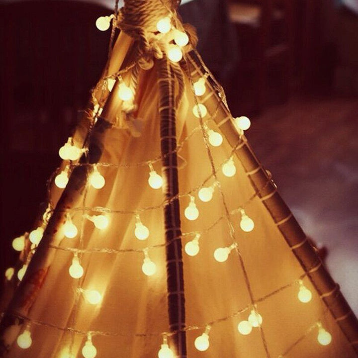 Stornfield | USB Ball Bulb String Lights / Battery Operated