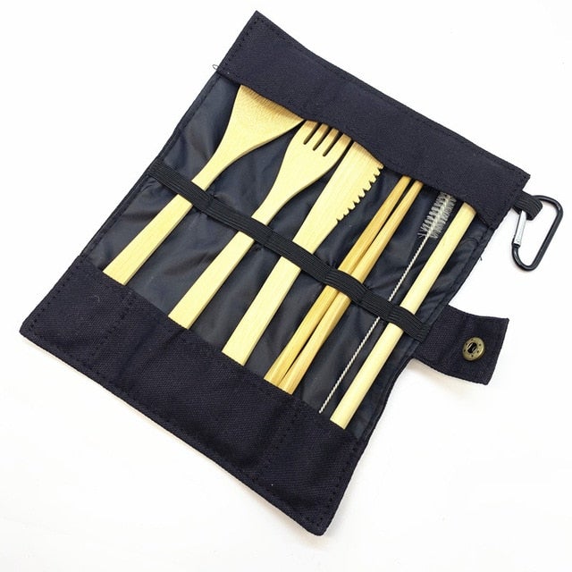 Stornfield | Bamboo Cutlery Set with Portable Case