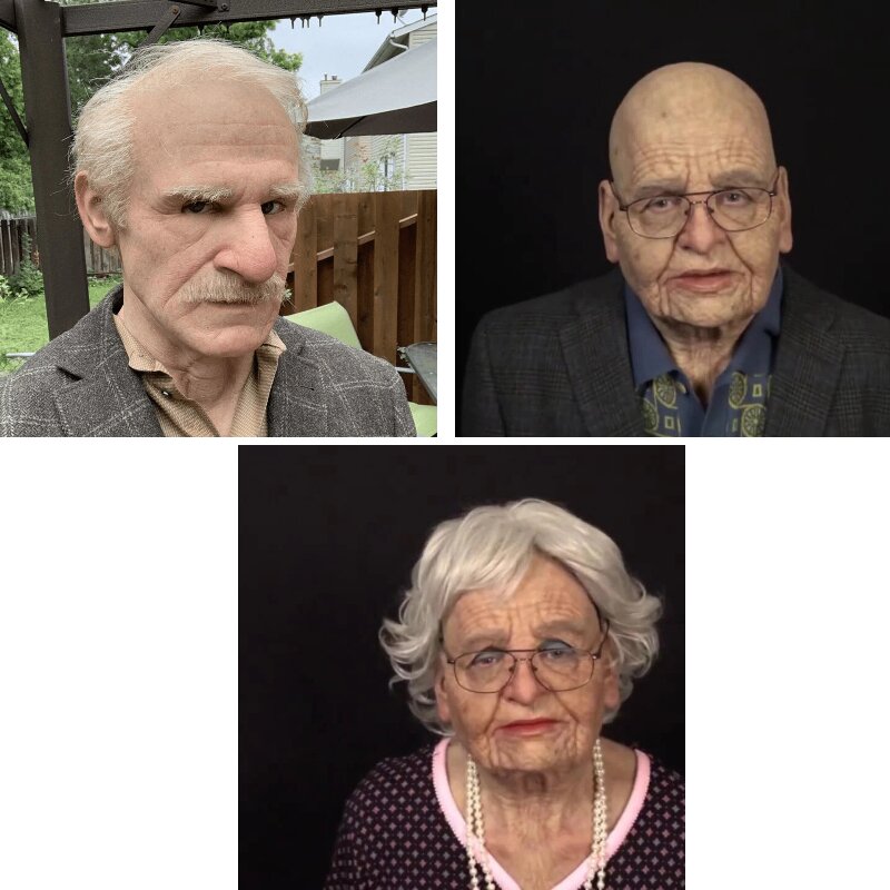 Creepy Old Man Mask – Realistic Latex Halloween Mask for Adults | Stornfield