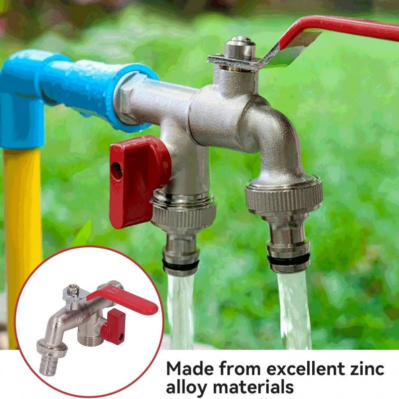 Stornfield | Dual-Outlet Stainless Garden Faucet – Rustproof 2-Way Tap with Quick Connect & Independent Valves
