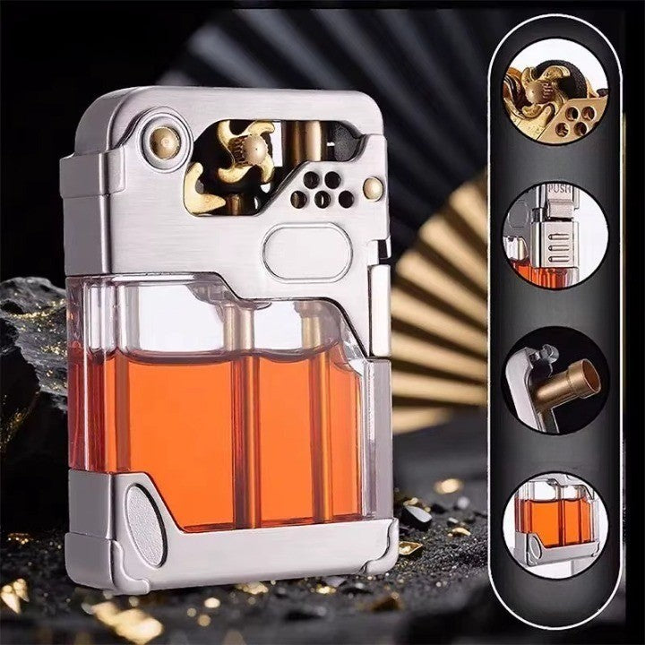Clear Tank Metal Kerosene Lighter | Stornfield