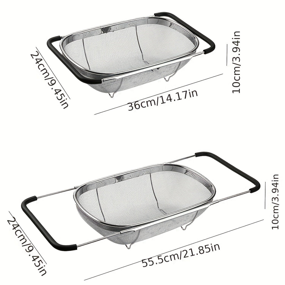 Expandable Sink Strainer Stainless Steel | Stornfield