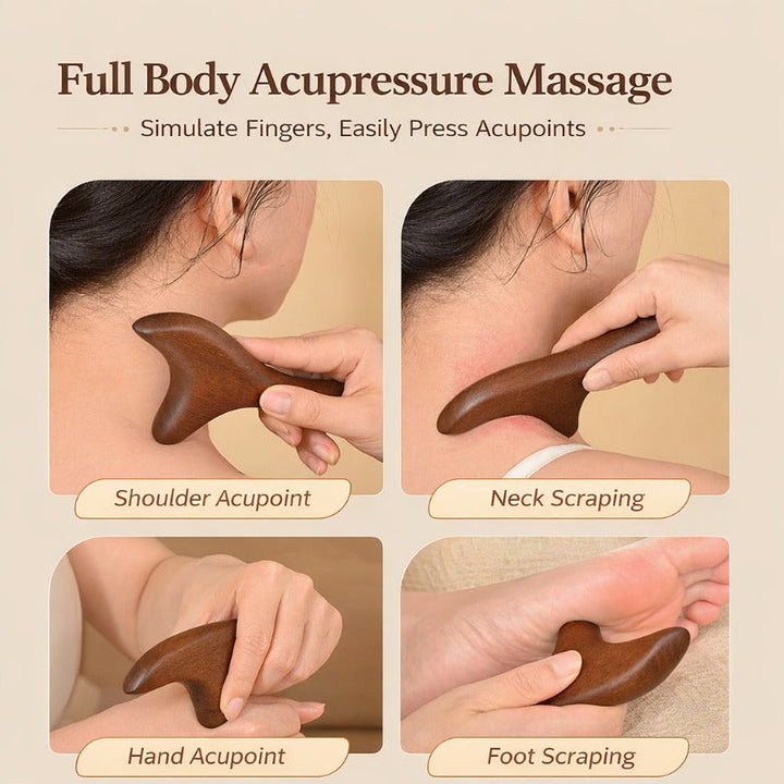 Natural Wood Foot Massager Stornfield