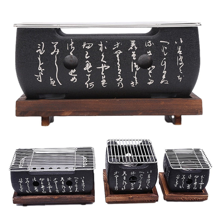 BBQ Grill Charcoal Barbecue Grills Indoor Outdoor BBQ Grill Pan Stove | Stornfield