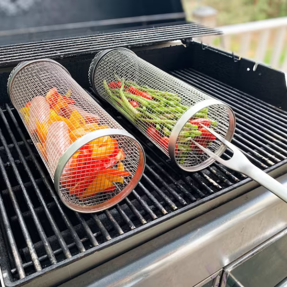 Barbecue stainless steel wire mesh cylinder | Stornfield