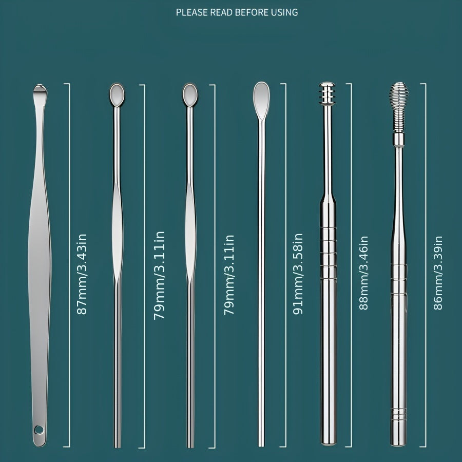Ear cleaner set made of stainless steel | Stornfield