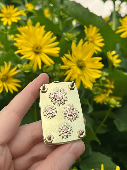 Stornfield | Mini Flower Press | Compact Botanical Keepsake Maker | Portable Craft Tool