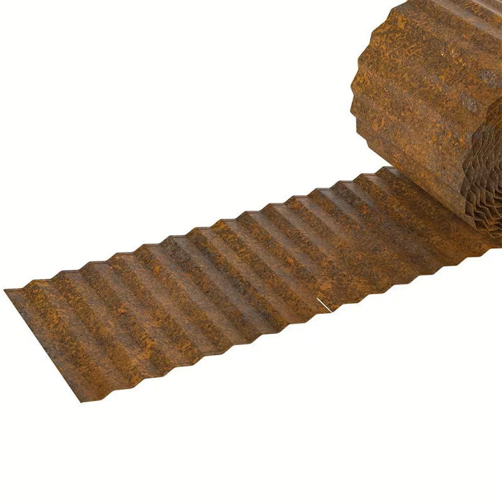 Rasenkante made of galvanized steel – High-quality garden edging | DuraStornfielde and weatherproof for garden | Stornfield