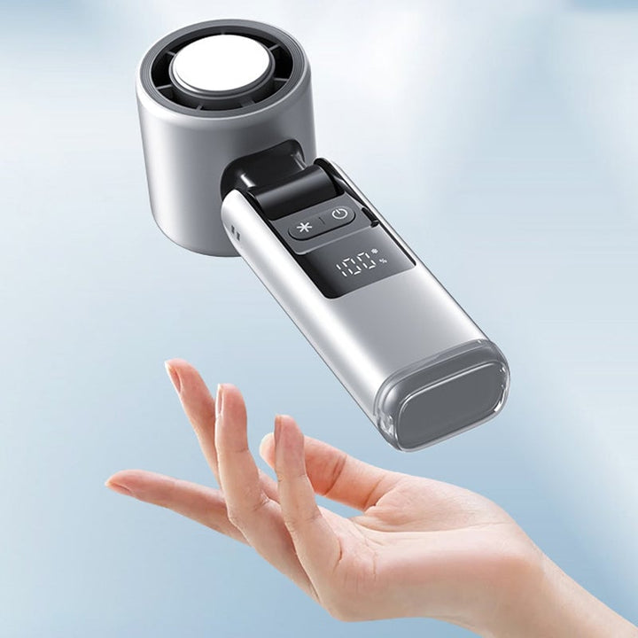 Folding Mini Handheld High-Speed USB Rechargeable Turbo Fan | Stornfield