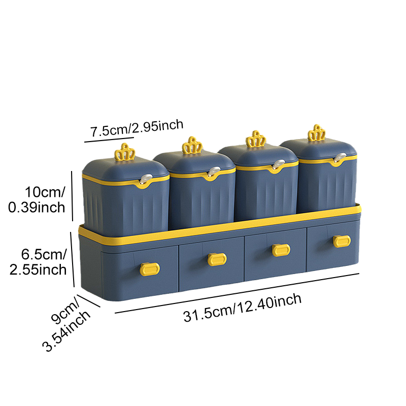 Double spice box set with drawers | Stornfield