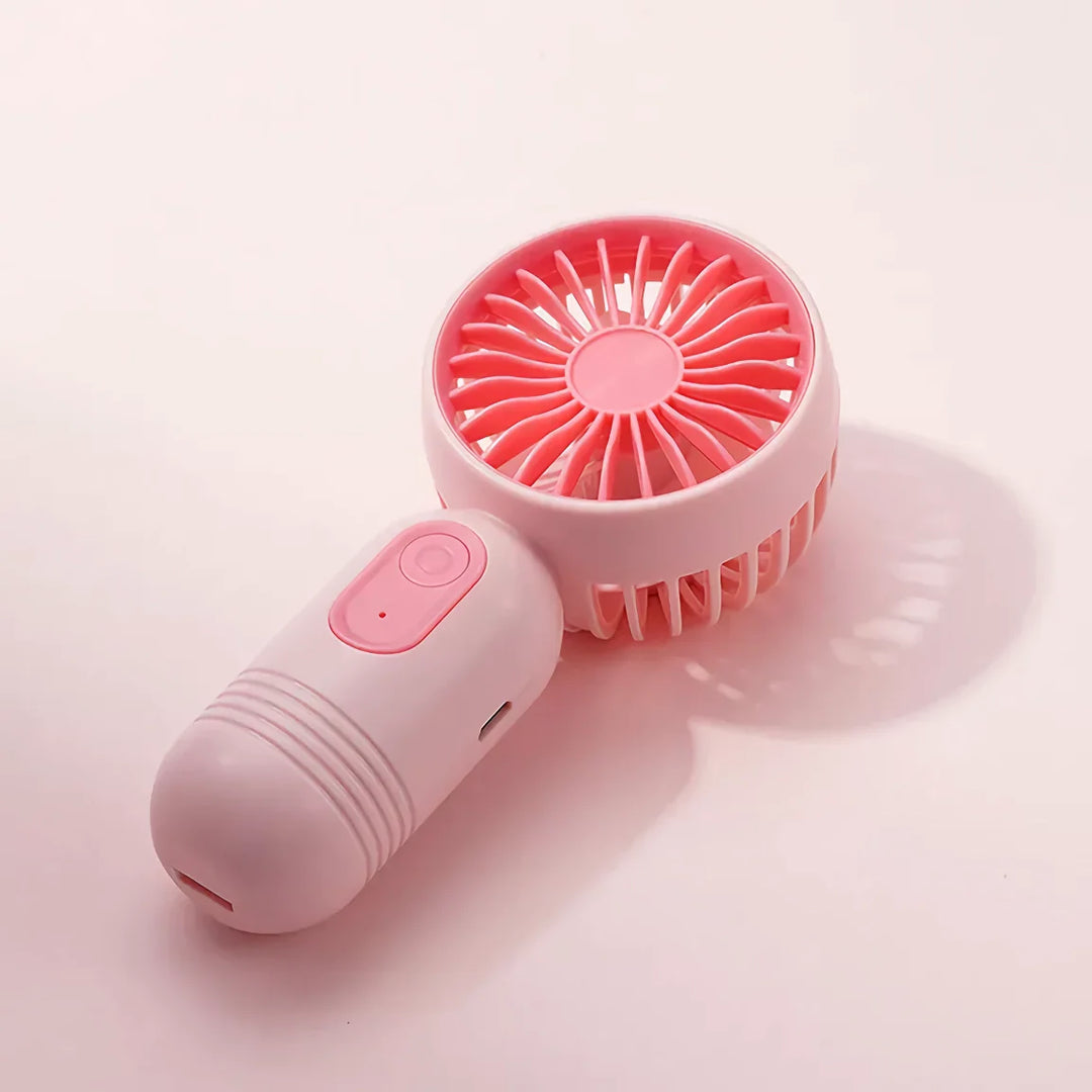 USB Rechargeable Mini Portable Fan With 3 Speeds | Stornfield