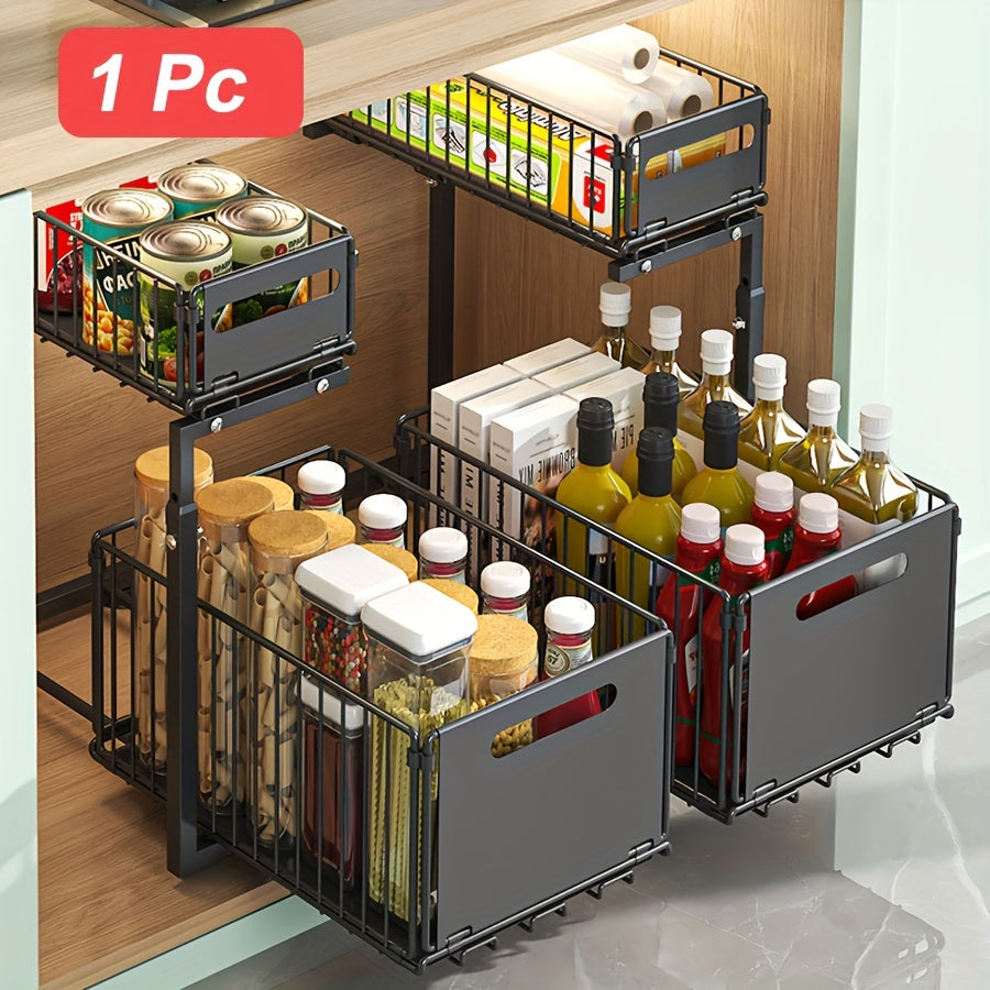 Pull-out Under-Cabinet Organizer 2 Levels | Stornfield