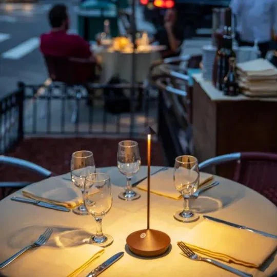 Stornfield | LumiZen Minimalist LED Table Lamp | Wireless, Waterproof and Dimmable Lighting