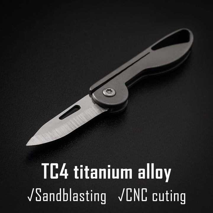 Mini Titanium Alloy Folding Pocket Knife Stornfield
