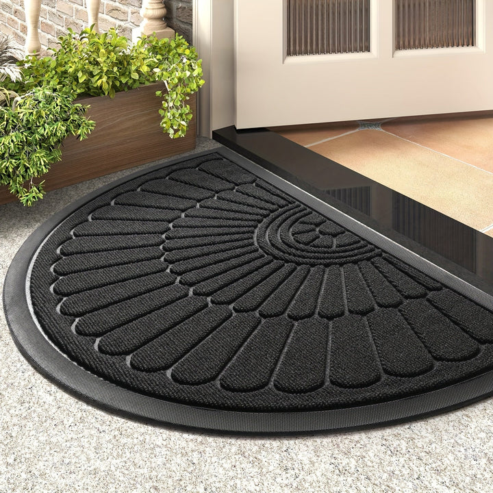 Semi-Round Rubber Mat – Durable and Slip-Resistant for Indoor and Outdoor | Stornfield