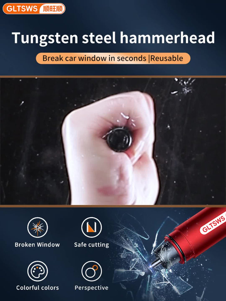 Car Emergency Rescue Hammer with Seatbelt Cutter | Stornfield