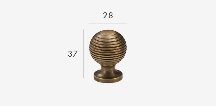 BrassElegance Solid Brass Antique T-Handle Stornfield