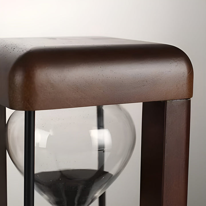 Hourglass with Solid Wood Frame – High Quality and Decorative | 30 Minutes for Office, Desk, and Home | Stornfield