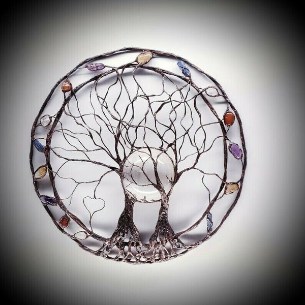 Circle Of Life-Metal Tree Wall Art | Stornfield