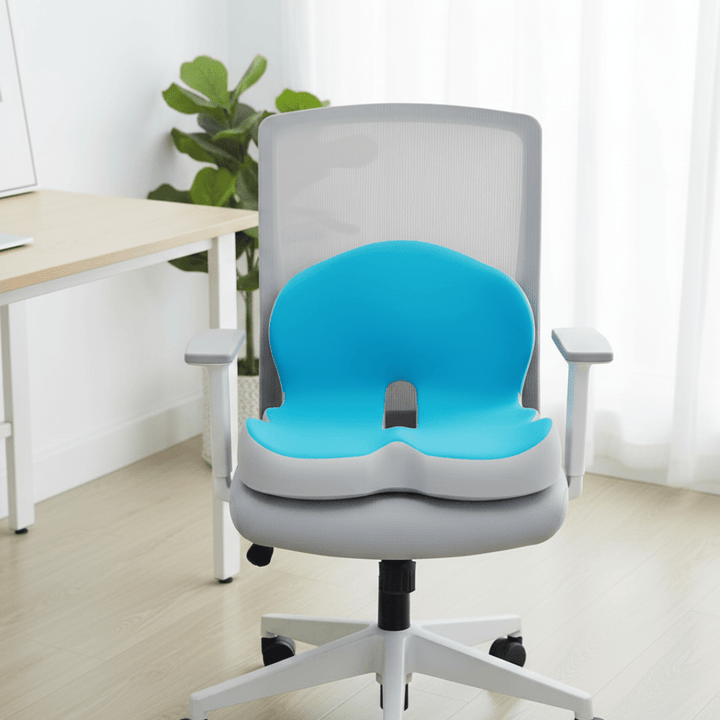 Stornfield | ErgoComfort Seat Cushion – Ergonomic Memory Foam Cushion for Back Support and Comfort