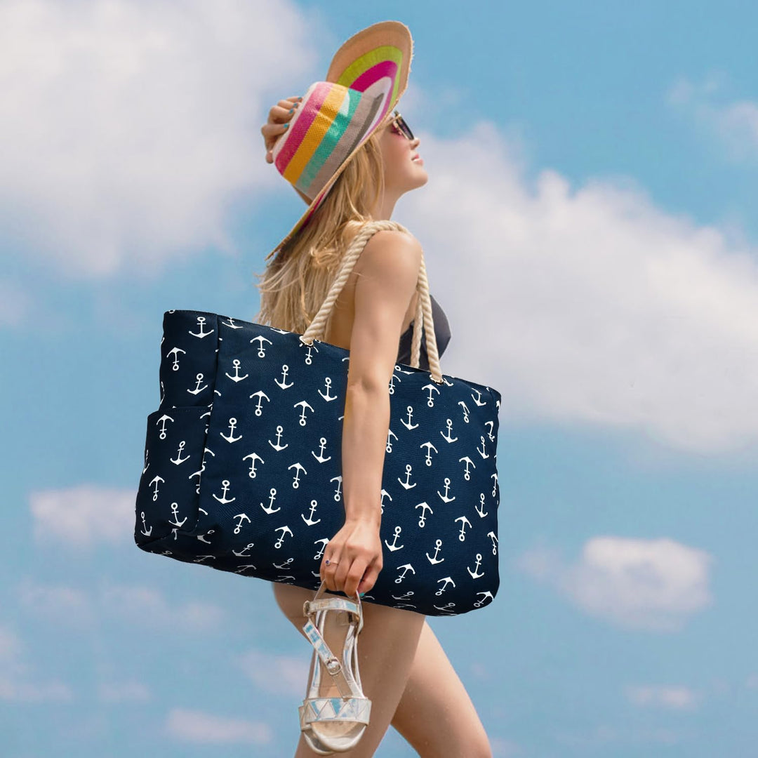 Waterproof Large Tote with Zipped Storage for Work & Play | Stornfield