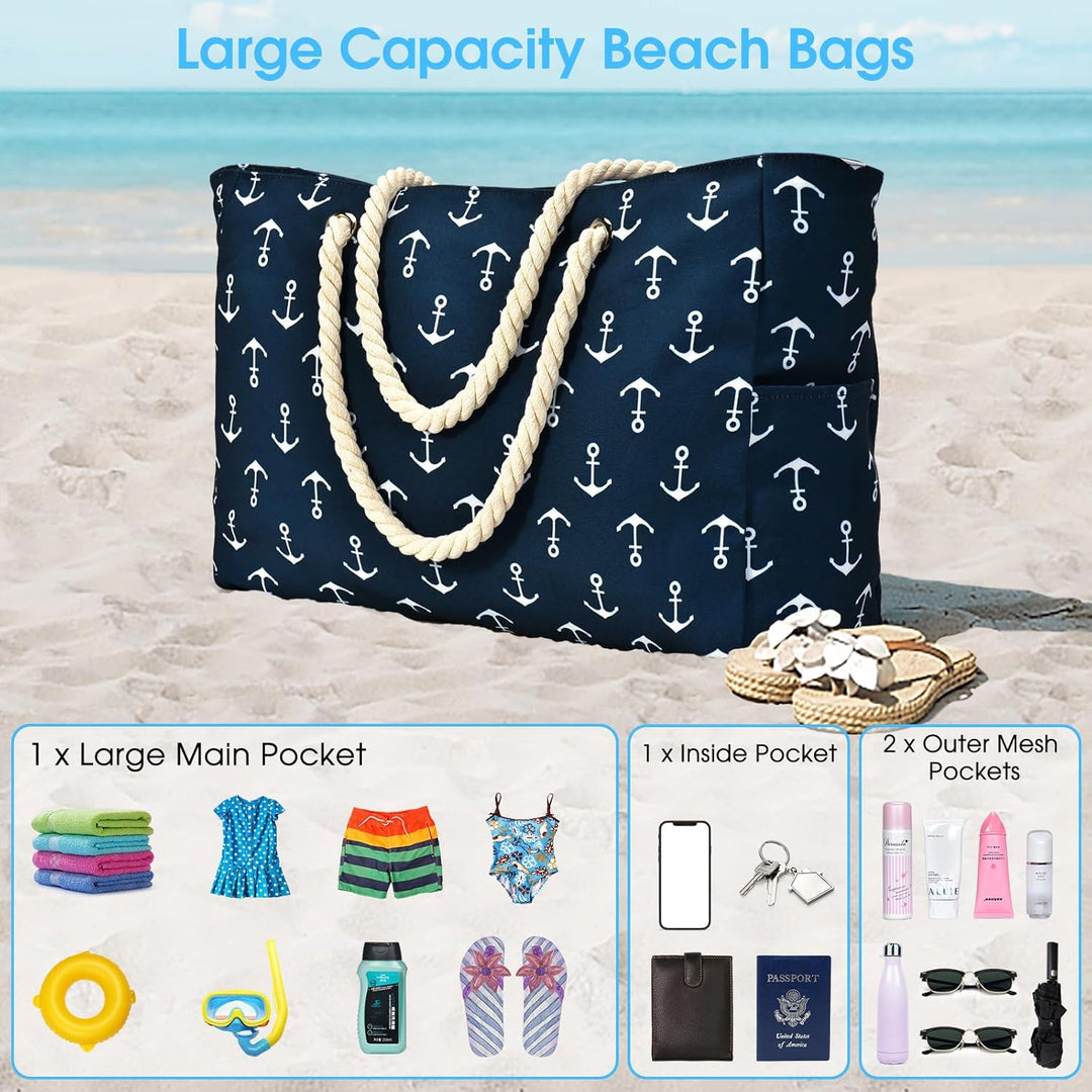 Waterproof Large Tote with Zipped Storage for Work & Play | Stornfield