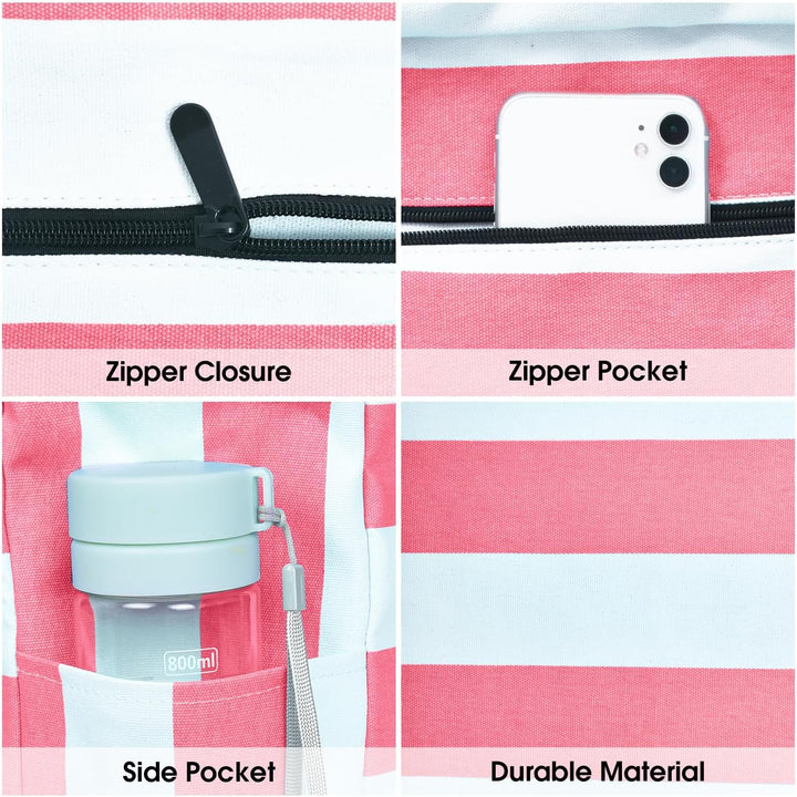 Waterproof Large Tote with Zipped Storage for Work & Play | Stornfield