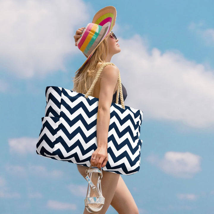 Waterproof Large Tote with Zipped Storage for Work & Play | Stornfield