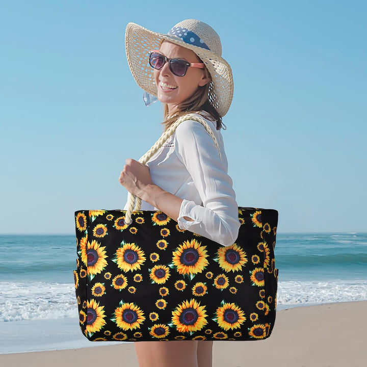 Waterproof Large Tote with Zipped Storage for Work & Play | Stornfield