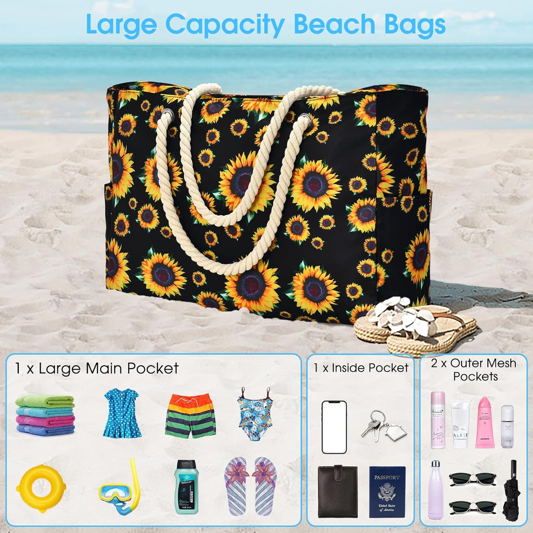 Waterproof Large Tote with Zipped Storage for Work & Play | Stornfield