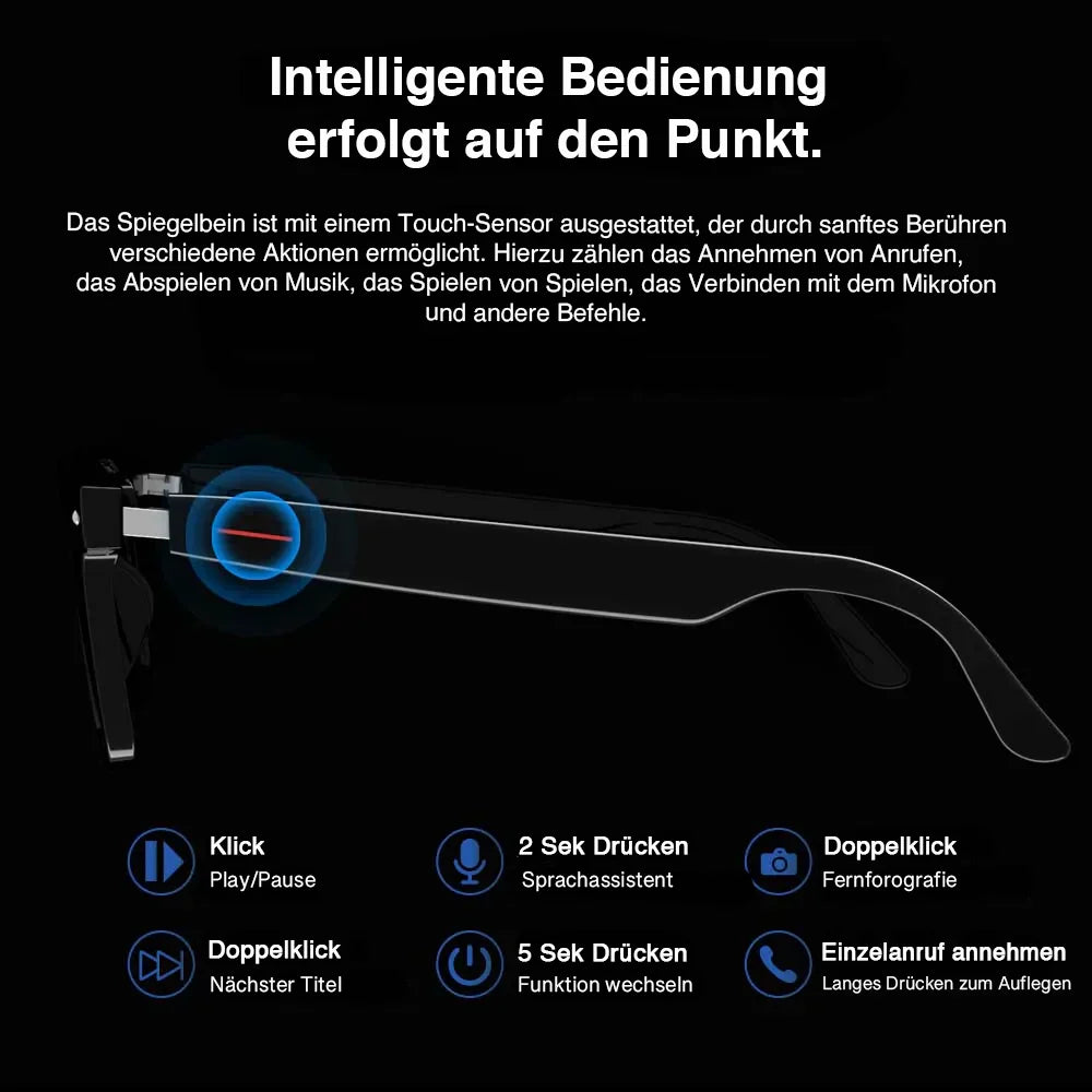 Stornfield | Glasses with blue light filter and camera function