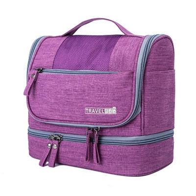 Large-Capacity Hanging Toiletry Bag Organizer – Multi-Compartment Travel Case | Stornfield