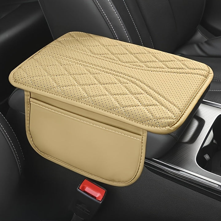 Car Armrest Organizer PU Leather with Pocket | Stornfield