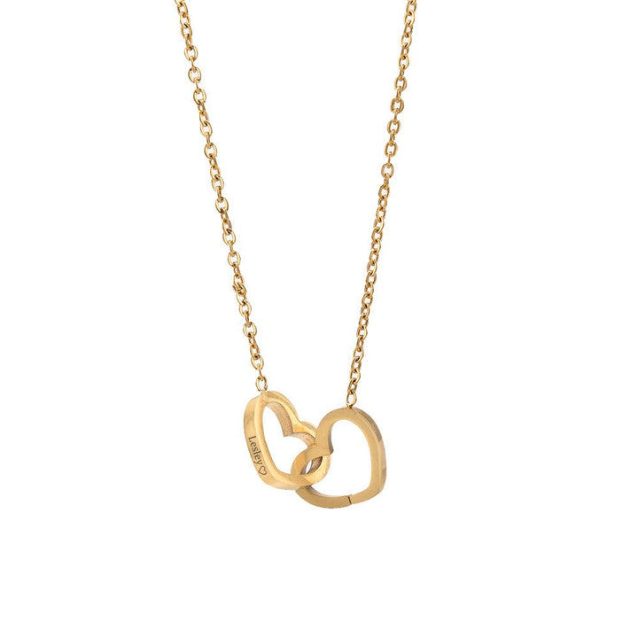 Stornfield | [Cadeau Idéal] Boîte de Rose Éternelle - Avec collier gravé & rose artificielle