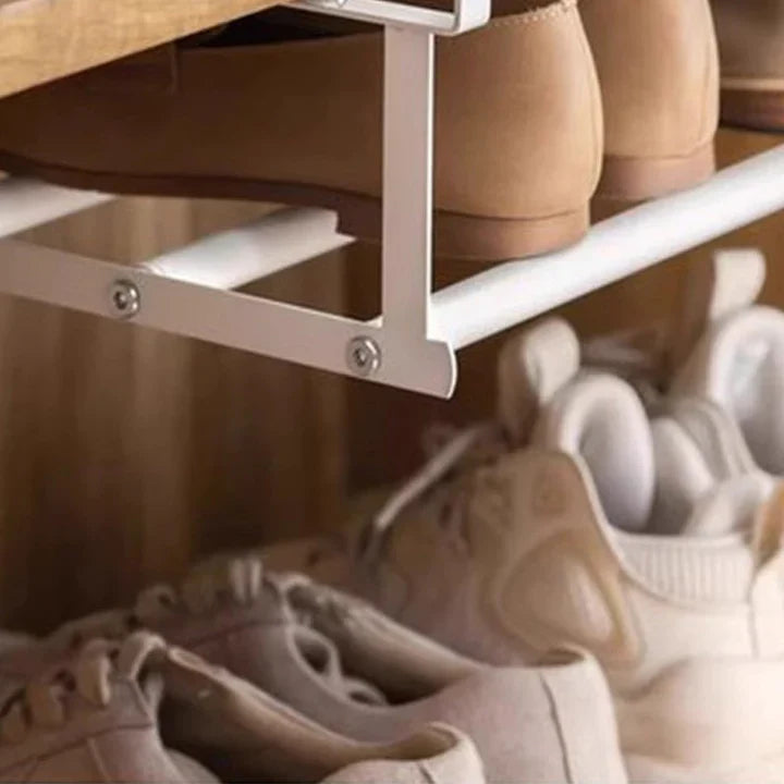 Under-shelf storage without drilling – adjustable 30–50 cm | Stornfield