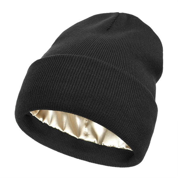 Stornfield | Noor Silk Winter Hat – Wool & Silk – Anti-Frizz Hair Protection