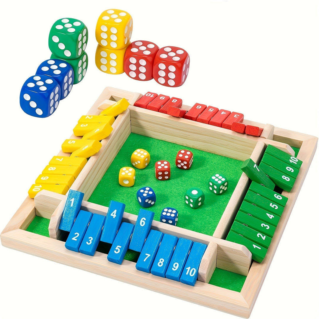 Shut The Box Game, Stornfield Wooden Dice Games