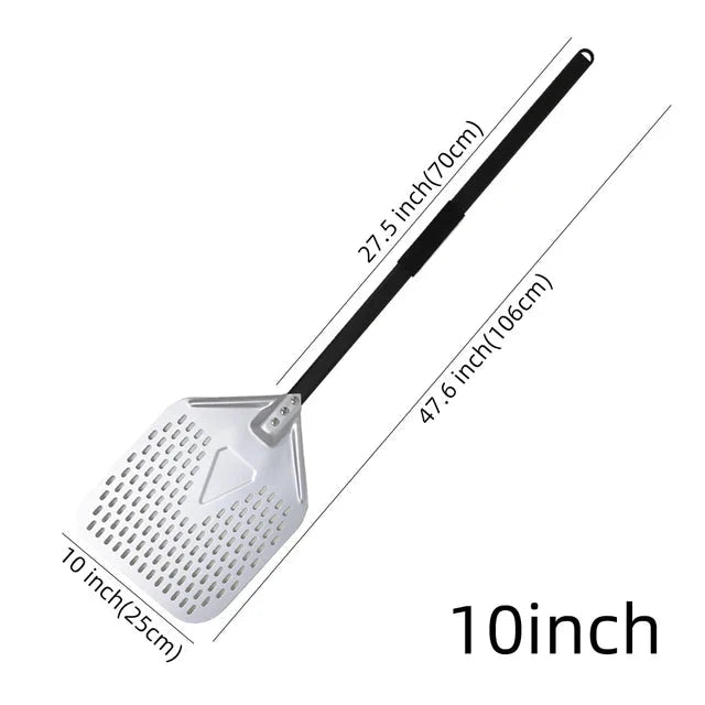 Big Pizza Perforated Shovel Paddle Handle for Oven Pizza Baking Tool | Stornfield