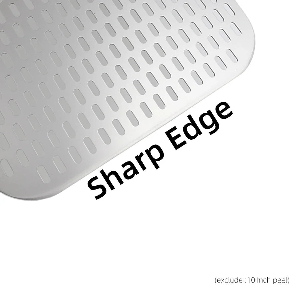 Big Pizza Perforated Shovel Paddle Handle for Oven Pizza Baking Tool | Stornfield
