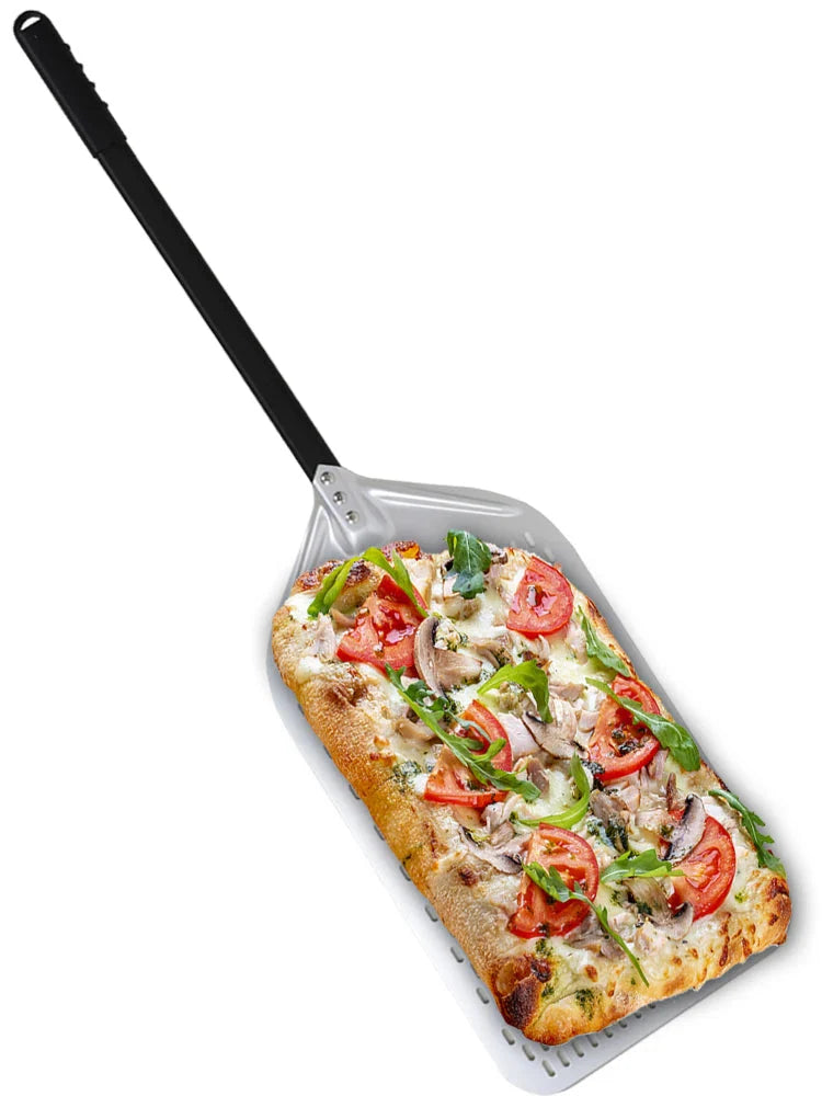 Big Pizza Perforated Shovel Paddle Handle for Oven Pizza Baking Tool | Stornfield