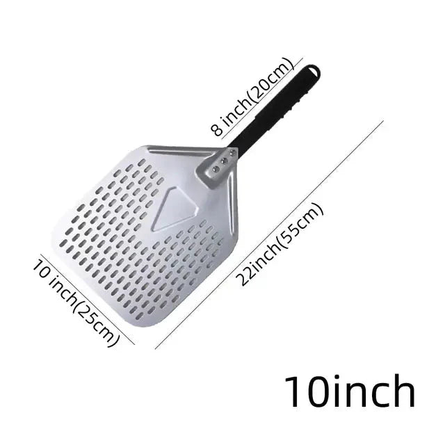 Big Pizza Perforated Shovel Paddle Handle for Oven Pizza Baking Tool | Stornfield